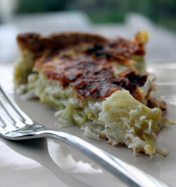 Tarte aux poireaux – Torchons & Serviettes