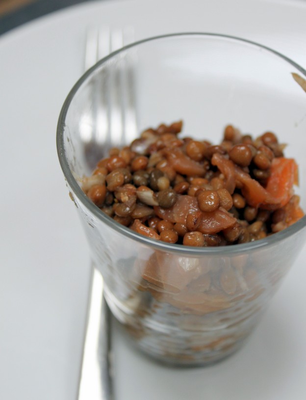 Salade De Lentilles A La Truite Fumee Torchons Serviettes