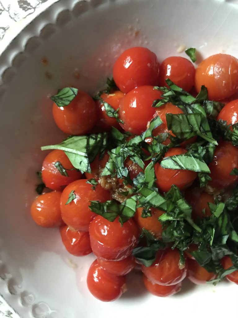 Poêlée de tomates cerises